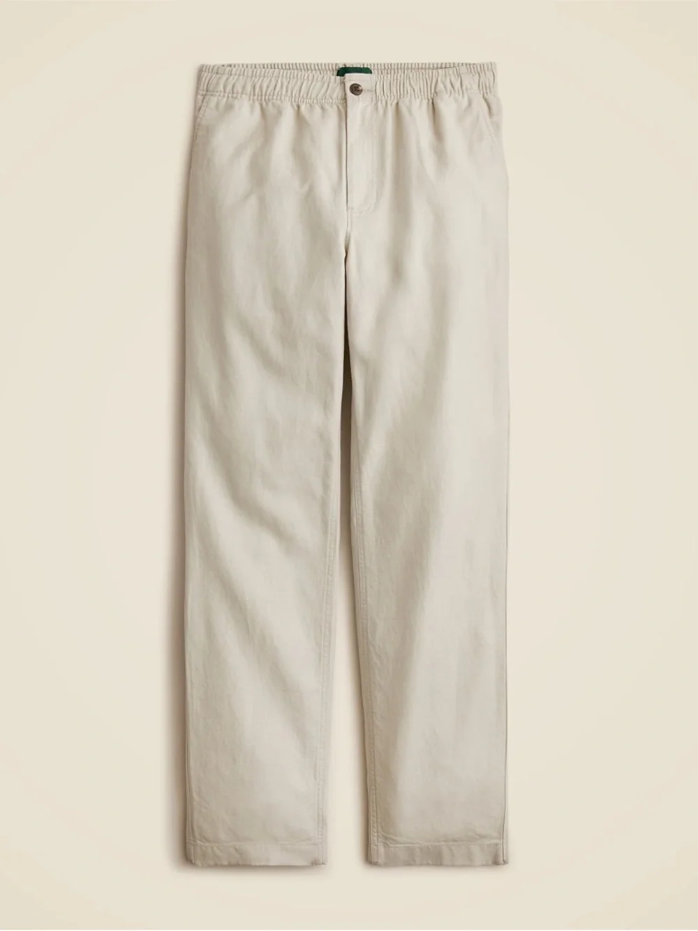 J. CREW Pier pant in cotton-linen blend canvas in Paper Birch Size XS $118 CJ363